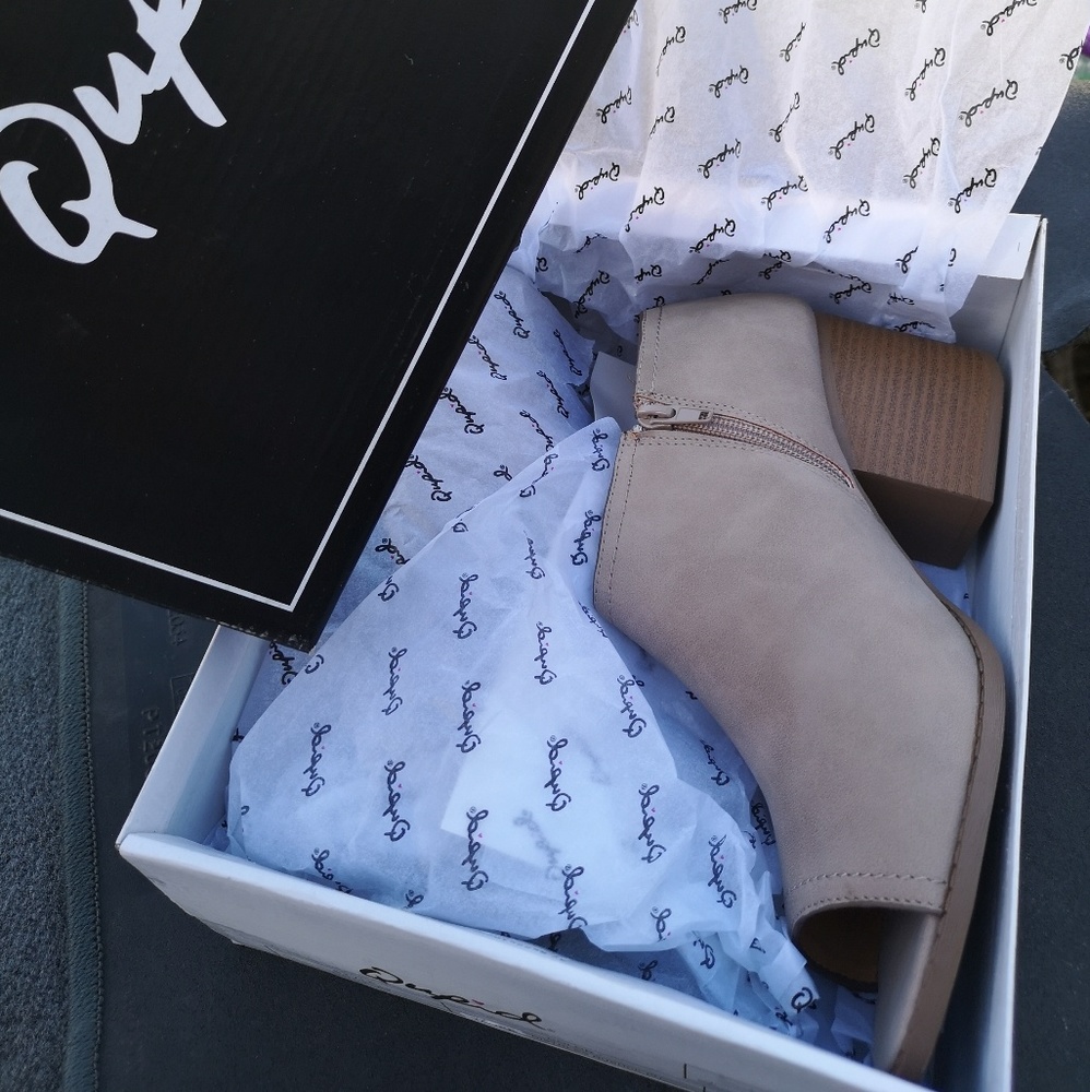 Peep Toe Bootie